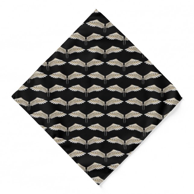 Beige wings bandana (Front)