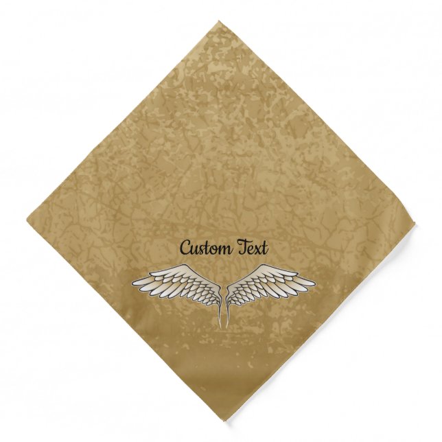 Beige Wings Bandana (Front)