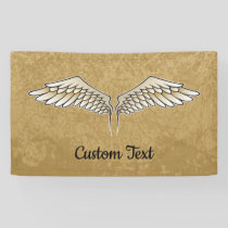 Beige Wings Banner