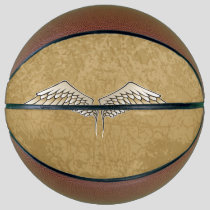 Beige wings basketball