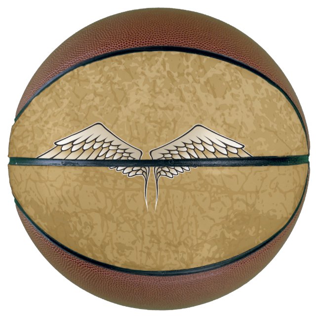 Beige wings basketball (Front)