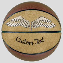 Beige Wings Basketball