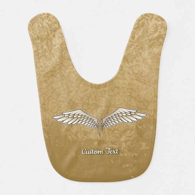 Beige Wings Bib (Front)