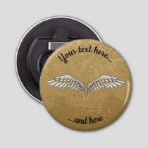 Beige Wings Bottle Opener