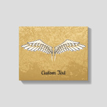 Beige Wings Canvas Print