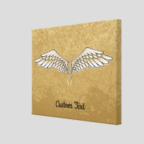 Beige Wings Canvas Print