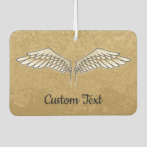 Beige Wings Car Air Freshener