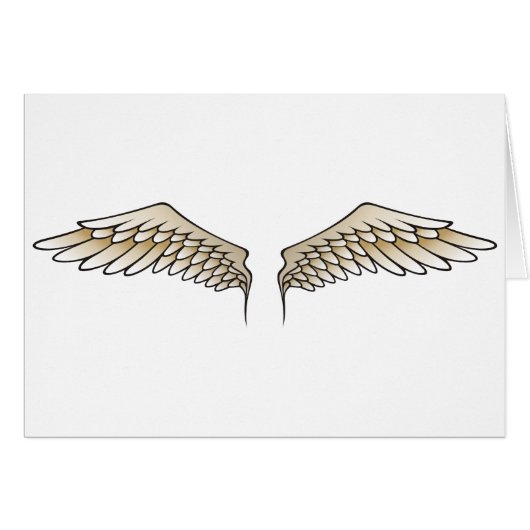 Beige wings cards (Front Horizontal)