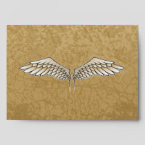 Beige wings envelope
