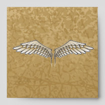 Beige wings envelope