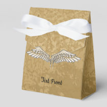 Beige Wings Favor Box