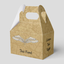 Beige Wings Favor Box