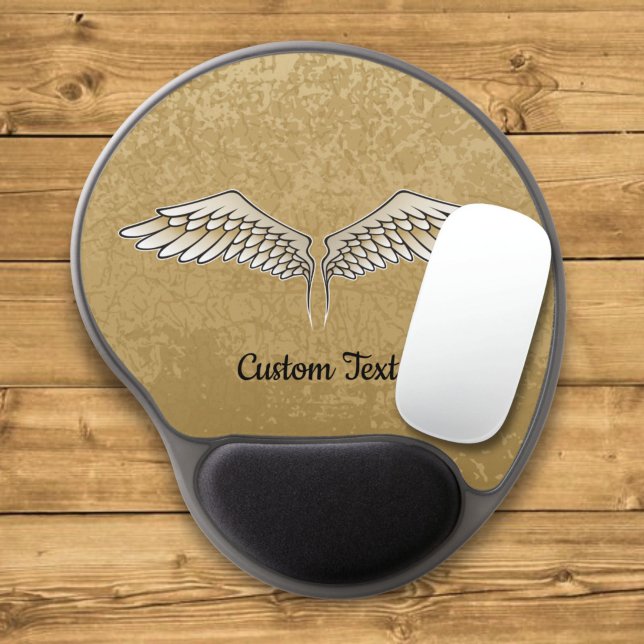 Beige Wings Gel Mouse Pad (Creator Uploaded)