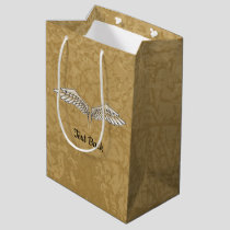 Beige Wings Gift Bag