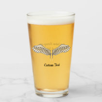 Beige Wings Glass