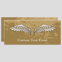 Beige wings invitation