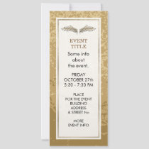 Beige wings invitation