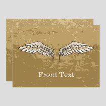 Beige wings invitation