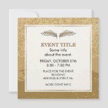 Beige wings invitation