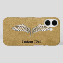 Beige Wings iPhone Case