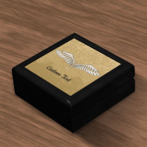 Beige Wings Jewelry Box