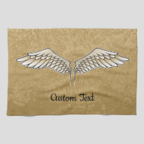 Beige Wings Kitchen Towel