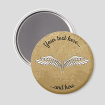 Beige Wings Magnet