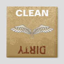 Beige Wings Magnet