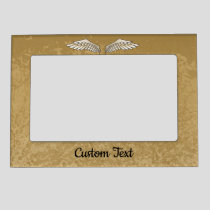 Beige Wings Magnetic Picture Frame