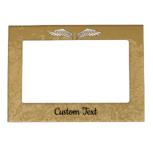 Beige Wings Magnetic Picture Frame
