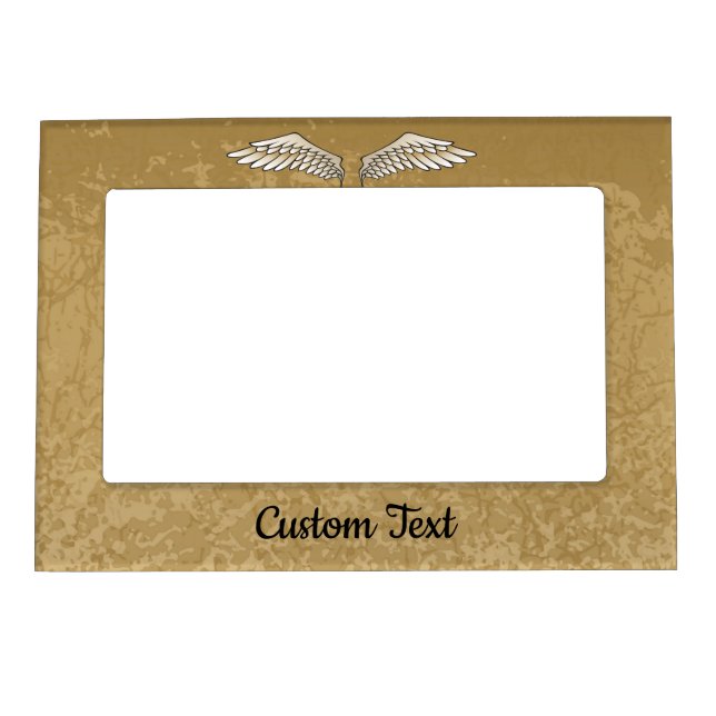 Beige Wings Magnetic Picture Frame (Front)