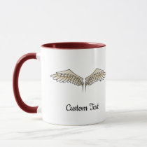 Beige Wings Mug