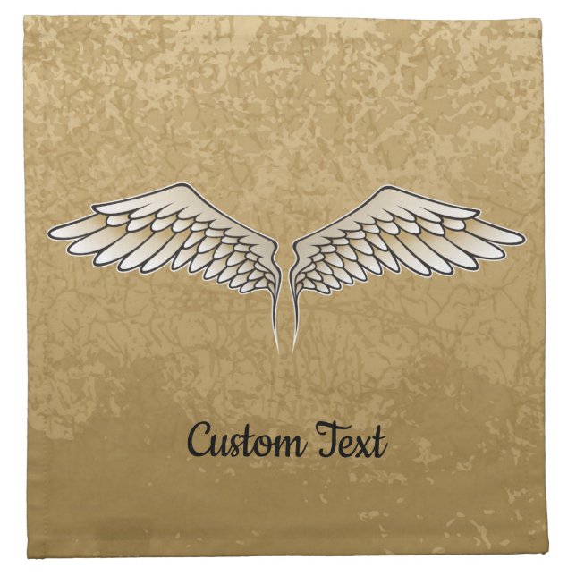 Beige Wings Napkin (Front)