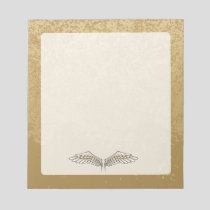 Beige wings notepad