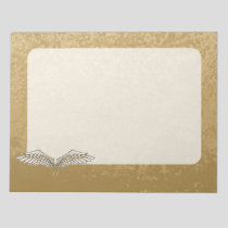 Beige wings notepad