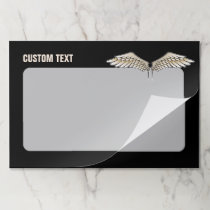 Beige wings paper pad