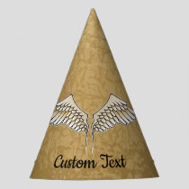 Beige Wings Party Hat