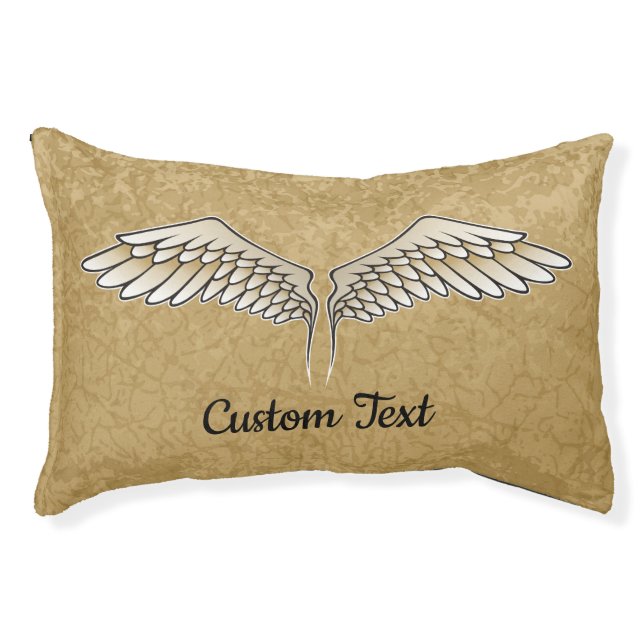 Beige Wings Pet Bed (Front)