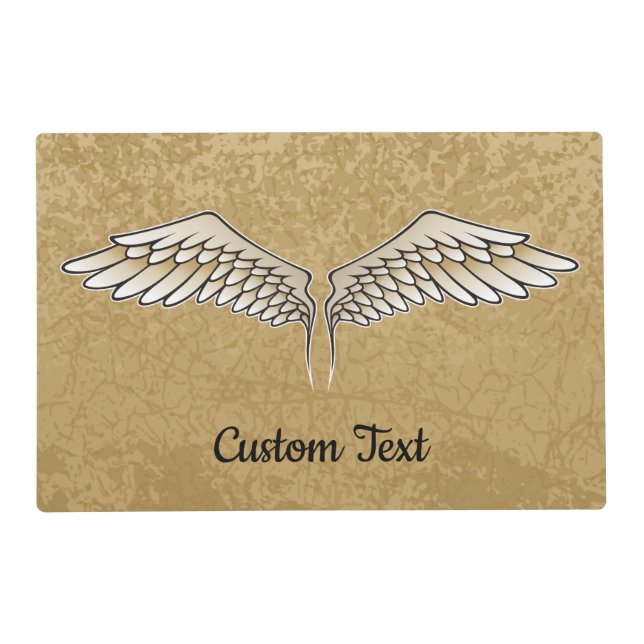 Beige Wings Placemat (Front)