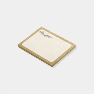 Beige wings post-it notes
