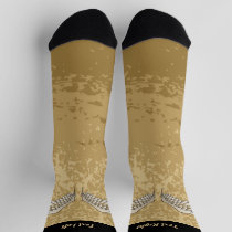 Beige Wings Socks