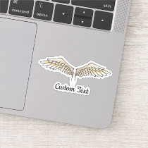 Beige Wings Sticker