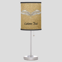 Beige Wings Table Lamp