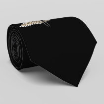 Beige wings tie