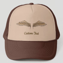 Beige Wings Trucker Hat