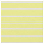 [ Thumbnail: Beige & Yellow Lined Pattern Fabric ]
