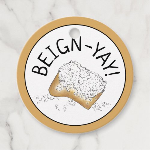 Beign_Yay New Orleans NOLA Beignet Pastry Foodie Favor Tags