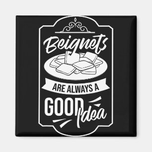 Beignet New Orleans French Quarter Magnet