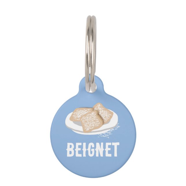 BEIGNET PET ID TAG (Front)