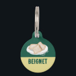 BEIGNET PET ID TAG<br><div class="desc">BEIGNET PET TAG</div>